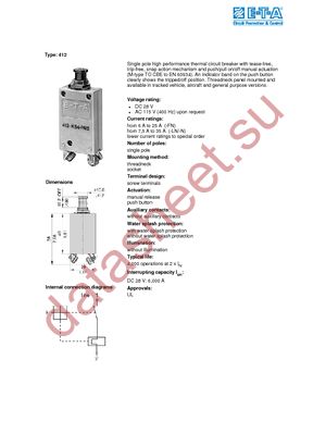 412-K14-LN2-2A datasheet  